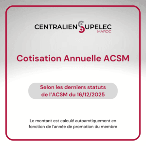 Cotisation Annuelle ACSM (New)
